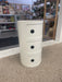 1970s Vintage Italian White Plastic Modular Cabinet by Anna Castelli Ferrieri for Kartell