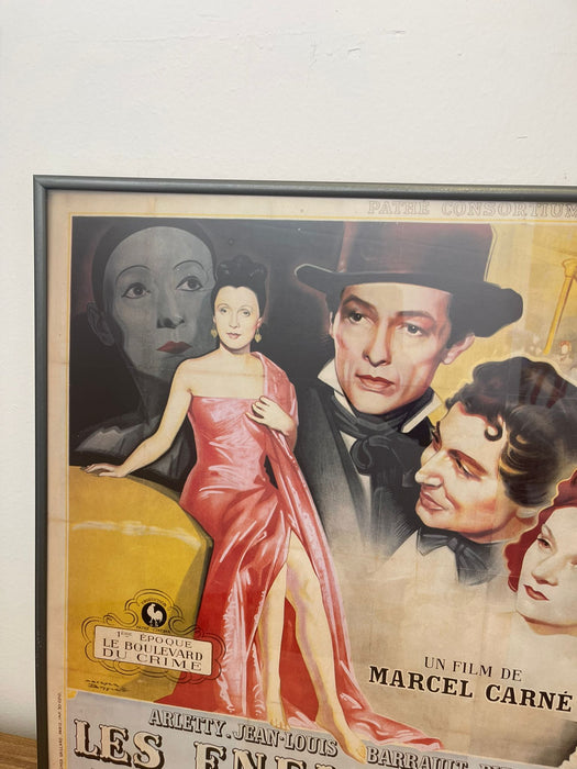 Vintage Framed Movie Poster of “ Les Enfants Du Paradis “ Circa 1945.