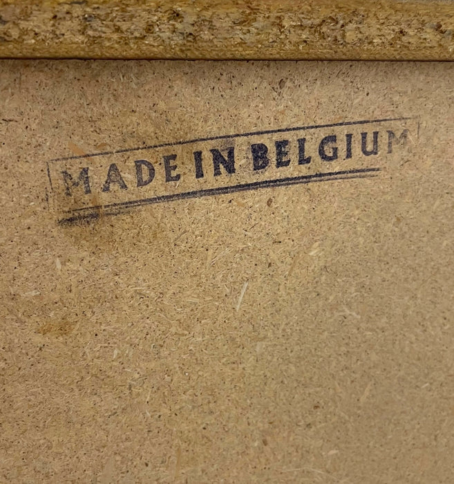 Vintage Mid Century Modern Van Pelt Belgian Cabinet Bookcase Hutch.