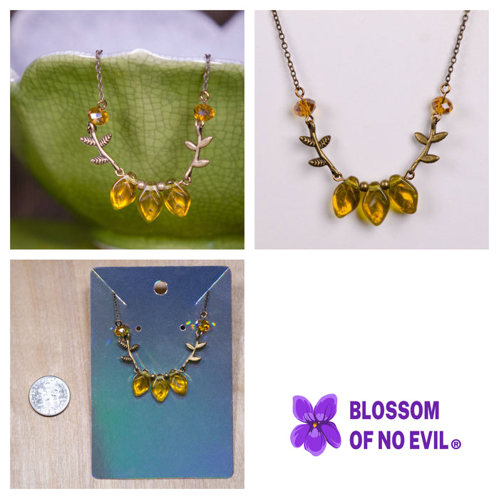 Fancy nature theme necklace