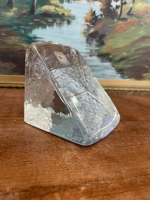 Vintage Blenko handmade Art glass Bookend (Available by Online Purchase Only)