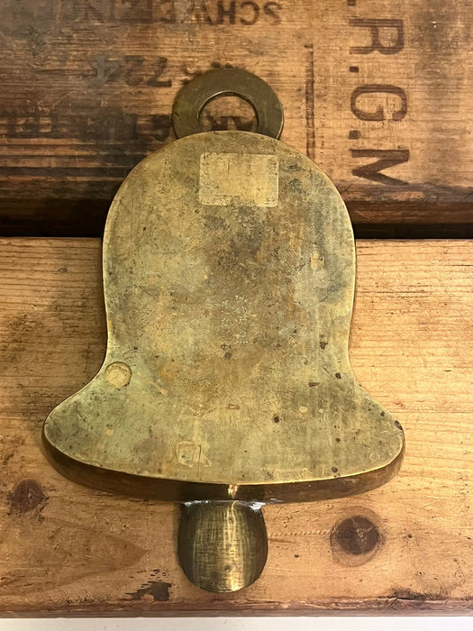 Vintage etched bell shaped Ashtray Trinket Disk