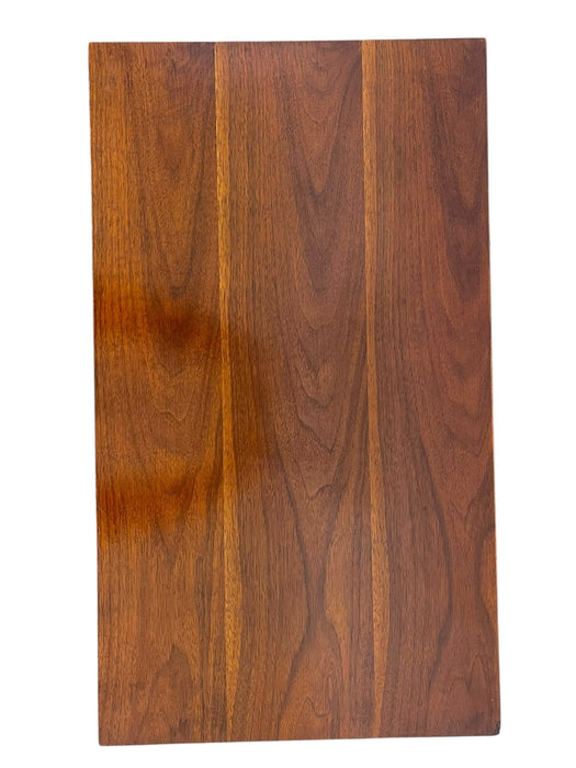 Vintage Mid-Century Modern Two-Drawer Nightstand with Book-Matched
Wood Grain
