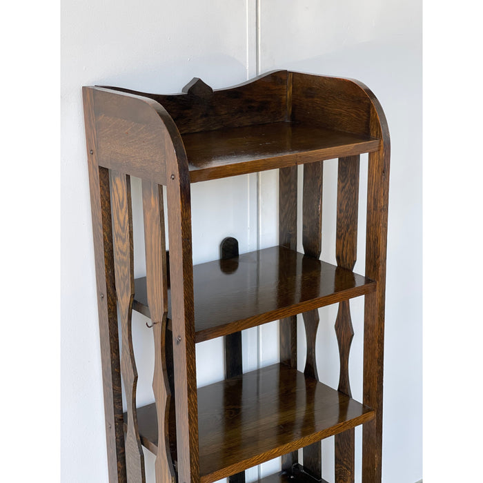 Antique Mission Oak Style Bookcase Or Bookshelf (Available by Online Purchase Only)