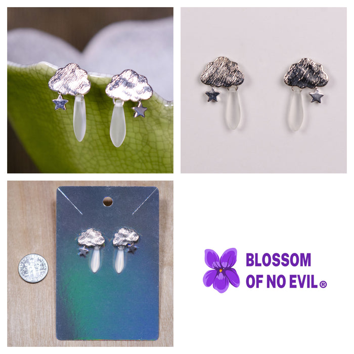 Cloud earrings