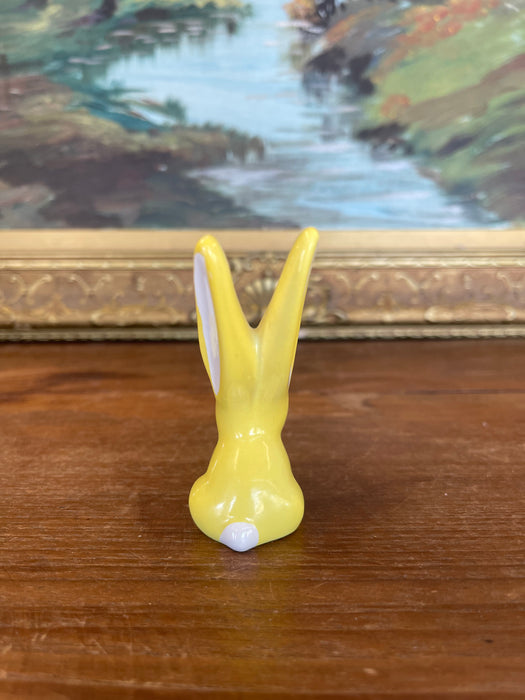 Vintage Mid-Century Yellow Porcelain Bunny Figurine by Villeroy & Boch, Germany