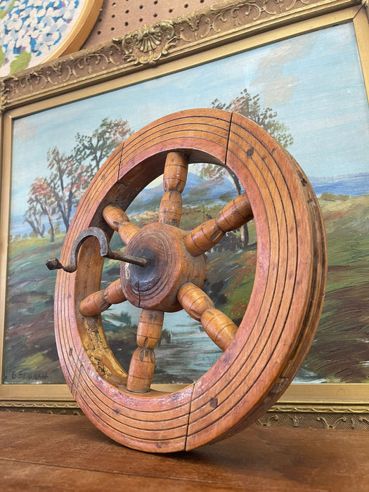 Possibly Antique Wooden Spinning Wheel. ( online purchase only )