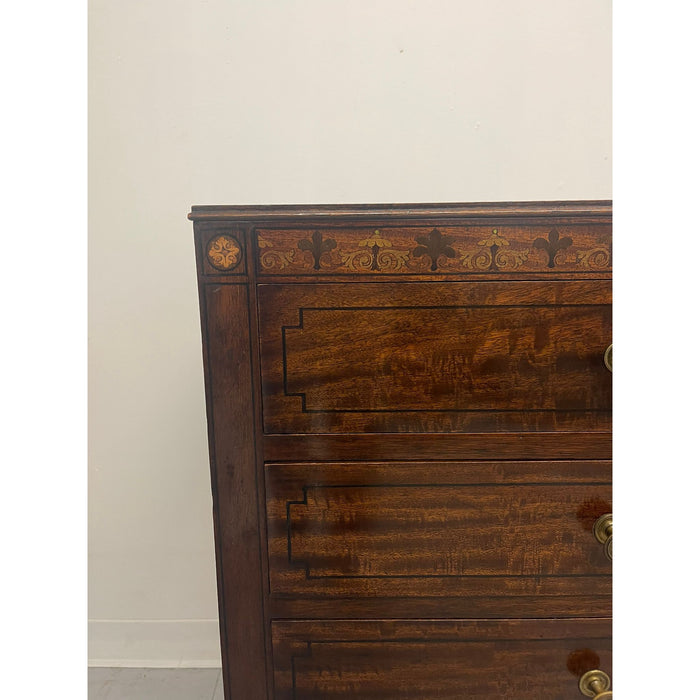 Antique Edwardian Dresser With Wood Inlay Uk Import. Circa 1905