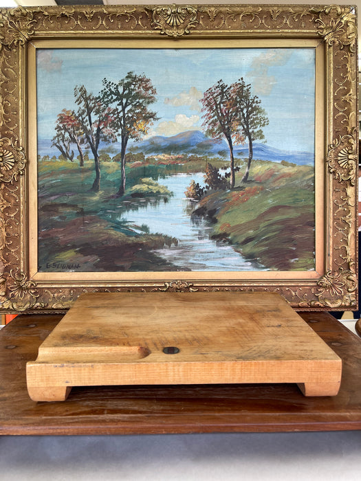 Vintage Vermont Maple Butcher Block Cutting Board by Mountain Hardwood Adams Co., Dorset