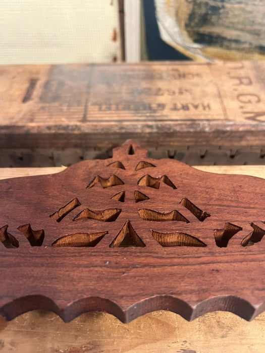 Vintage Carved Wooden Bird Design Wall Hooks