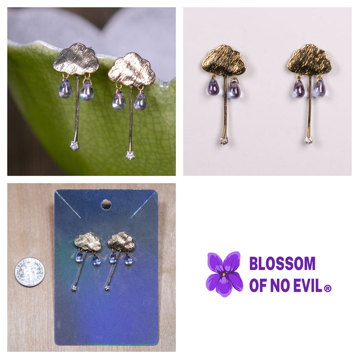 Cloud earrings
