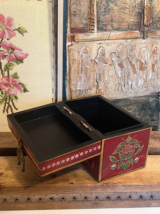 Hand Painted storage Jewelry Box - Made in India (online purchase only)