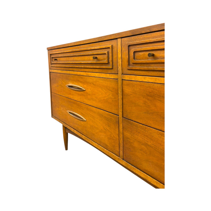 Vintage Mid-Century Modern Broyhill Premier Sculptra 6 Drawer Dresser.