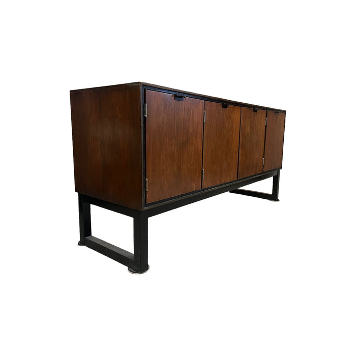 Vintage Mid Century Modern Credenza Cabinet by Stanley