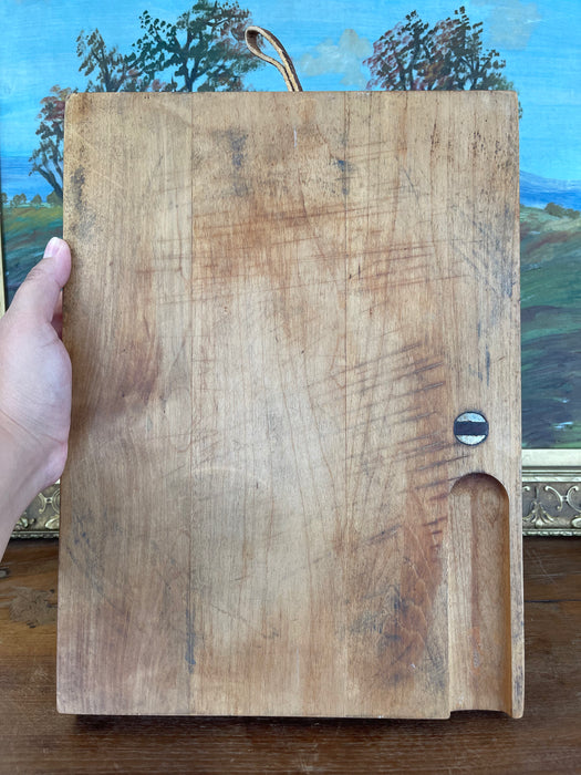Vintage Vermont Maple Butcher Block Cutting Board by Mountain Hardwood Adams Co., Dorset