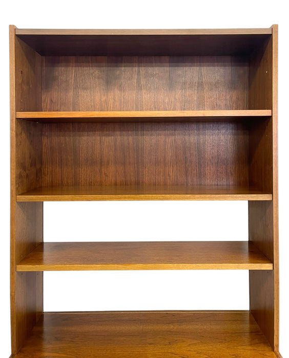 Vintage Mid Century Modern Van Pelt Belgian Cabinet Bookcase Hutch.