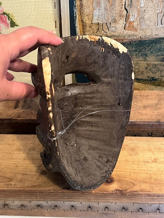 Primitive hand carved and handmade Mask (Online purchase only)