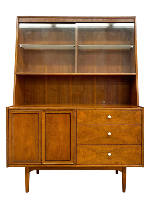 Vintage Mid Century Modern Kipp Stewart for Drexel Declaration China Cabinet Hutch.(Available by online purchase only)