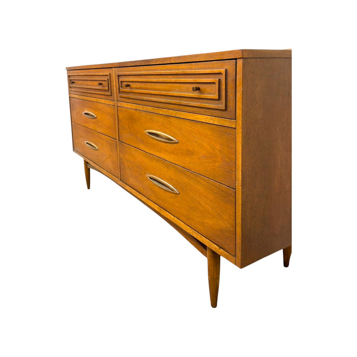 Vintage Mid-Century Modern Broyhill Premier Sculptra 6 Drawer Dresser.