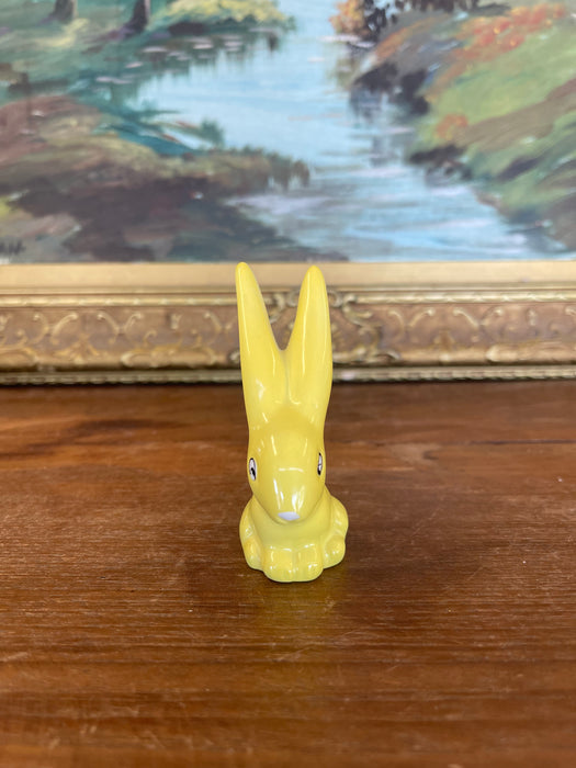 Vintage Mid-Century Yellow Porcelain Bunny Figurine by Villeroy & Boch, Germany