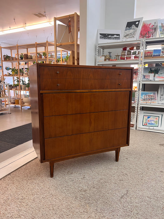 Vintage Mid Century Modern 4 Drawer Dresser Dovetailed Drawers