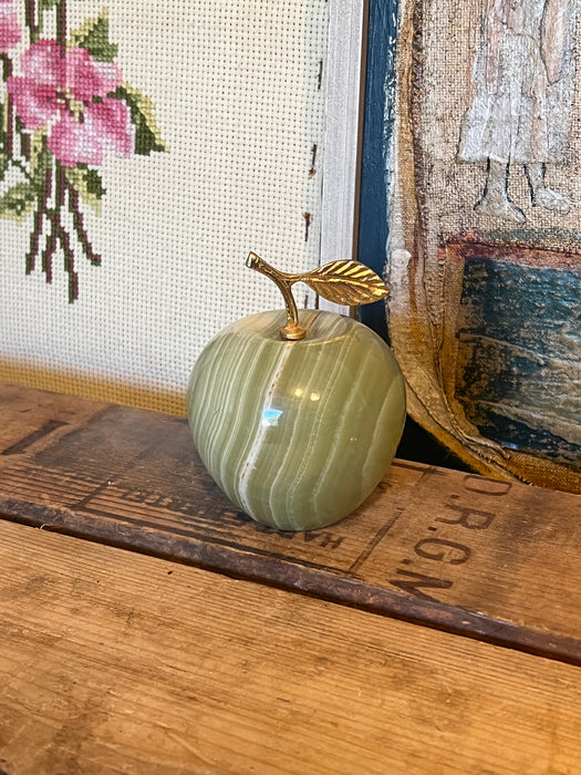 Vintage Mid Century Modern Apple Sculpture