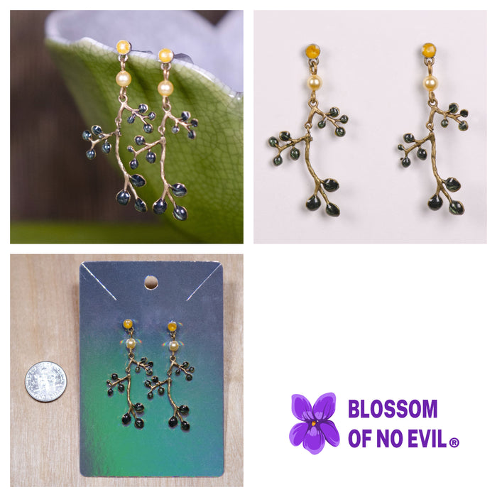 Fancy nature theme earrings