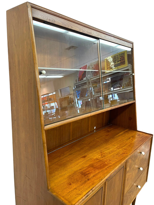 Vintage Mid Century Modern Kipp Stewart for Drexel Declaration China Cabinet Hutch.(Available by online purchase only)