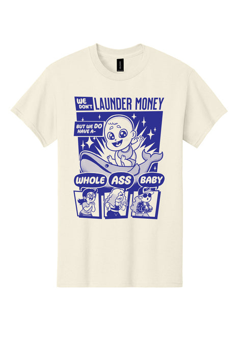 Big Whale “Whole Ass Baby” Retro Graphic Tee