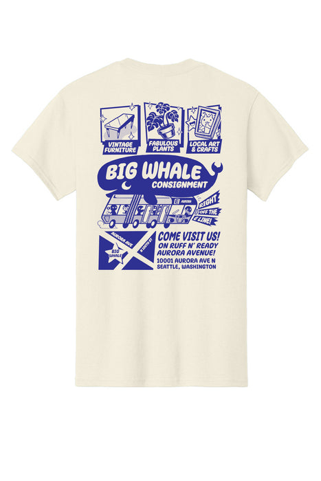 Big Whale “Whole Ass Baby” Retro Graphic Tee
