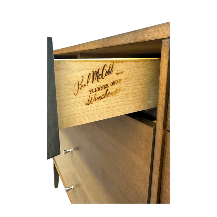 Paul McCobb Planner Group 8-Drawer Dresser for Winchendon Furniture – Mid-Century Modern Solid Maple Lowboy Credenza .(Available by online purchase only)