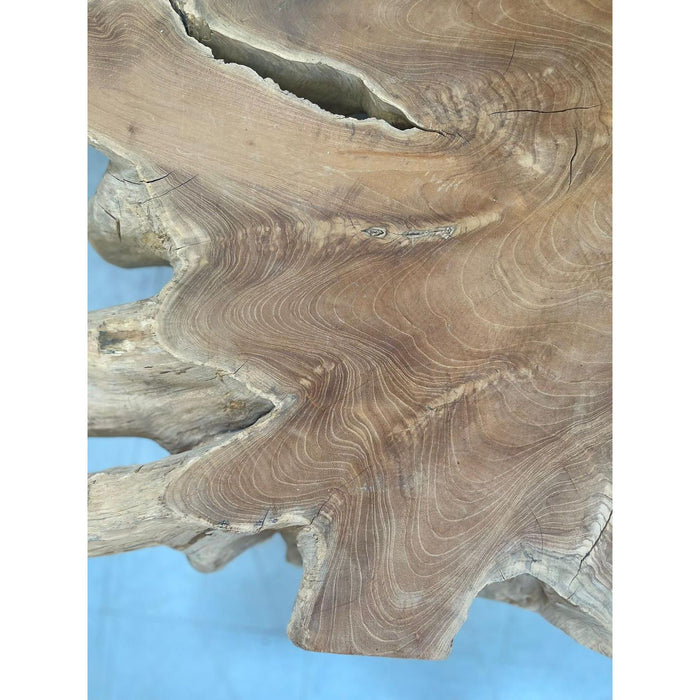 Solid Teak Live Edge Coffee Table From Indonesia