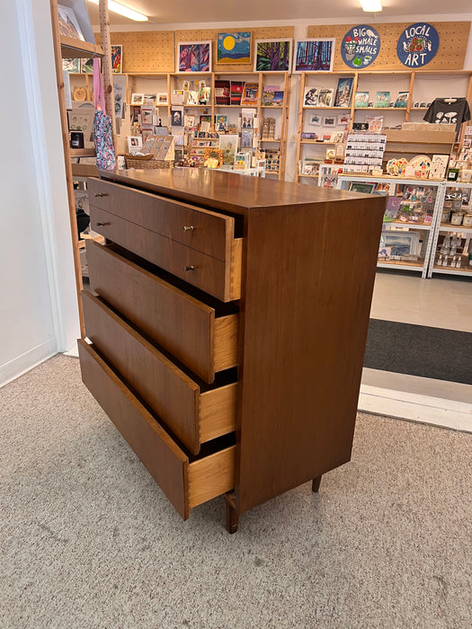 Vintage Mid Century Modern 4 Drawer Dresser Dovetailed Drawers