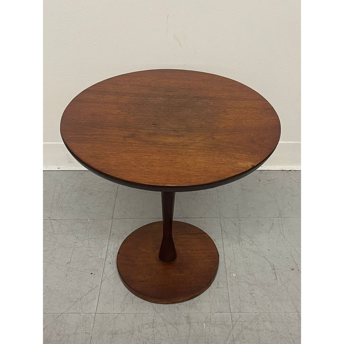 Vintage Mid Century Modern Atomic Circular Accent Side Table