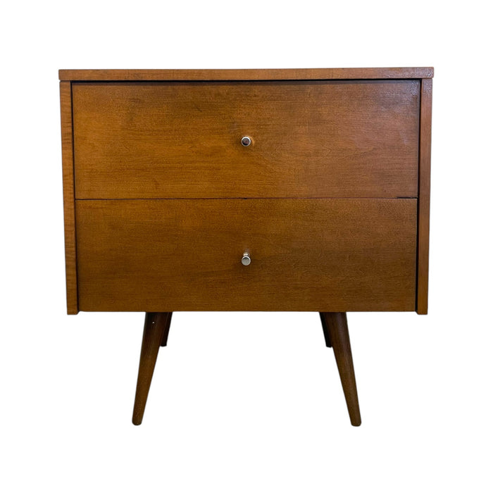 Paul McCobb Planner Group 2-Drawer Nightstand for Winchendon Furniture – Mid-Century Modern Solid Maple End Table Side Chest (Available by online purchase only)