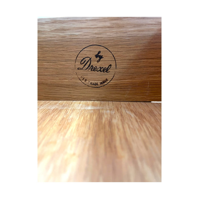Mid-Century Modern Drexel Declaration Walnut Tallboy Dresser by Kipp Stewart – 6-Drawer MCM Chest