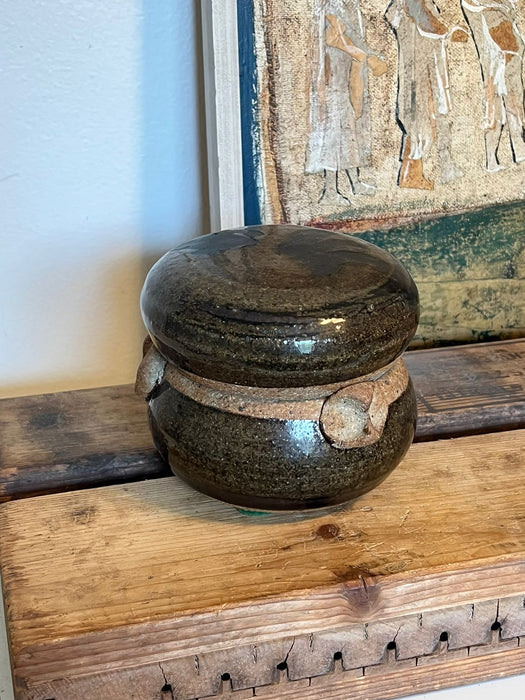 Vintage signed mid century modern style 2 piece studio pots ( online Purchase only )