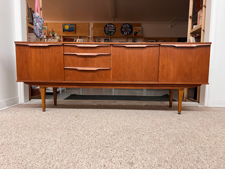 Vintage Danish Mid century Modern credenza or Media Console Record Cabinet UK Import