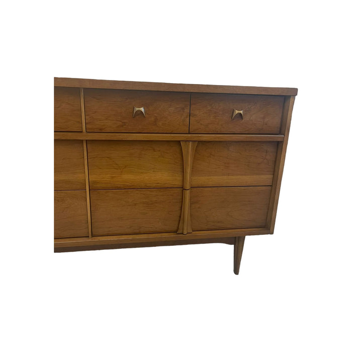 Vintage Mid Century Modern Lowboy Dresser by Bassett