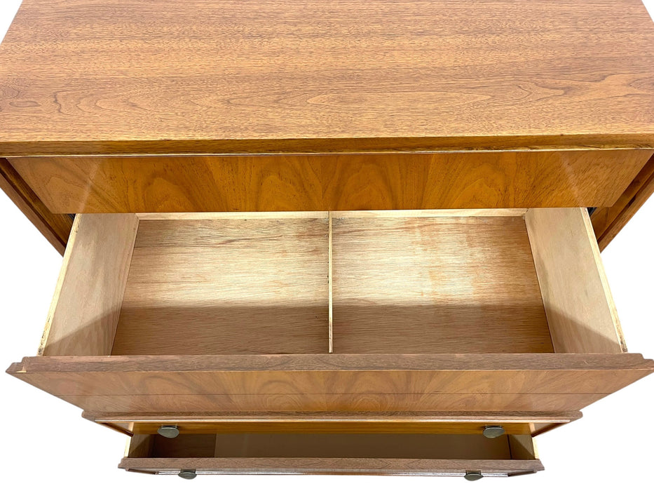 Vintage Mid Century Modern Dixie Highboy Dresser Chest
