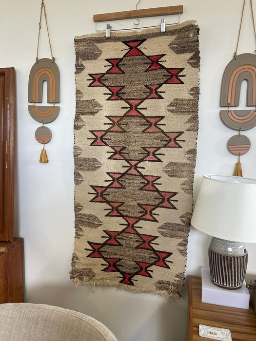 Vintage Decorative Wall Hanging Tapestry Primitive Design.
