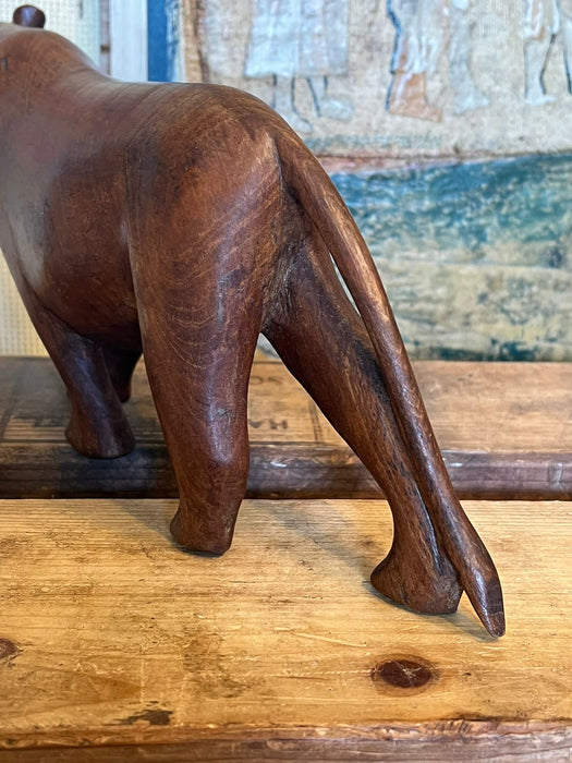 Mutiso African wood carving of a Lioness.(Available by Online Purchase Only)