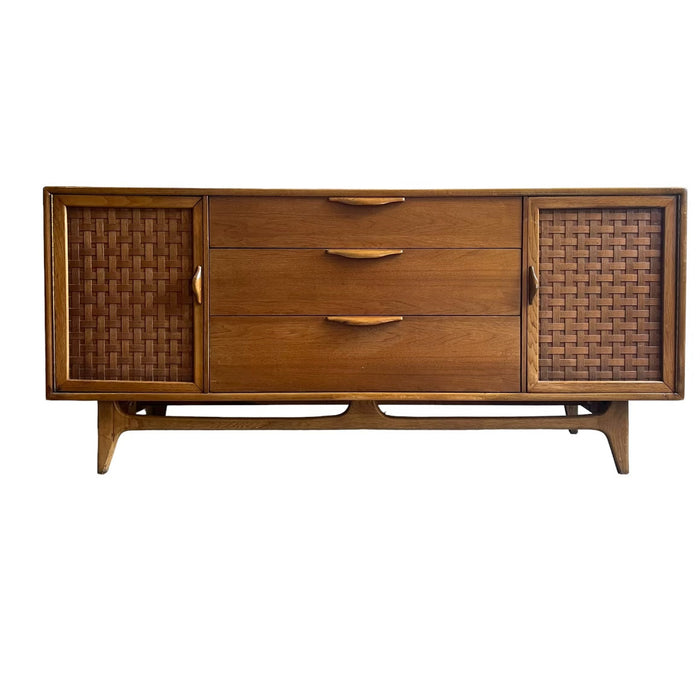 Vintage Mid Century Modern 9 Drawer Dresser Dovetail Drawers by Lane (Available for Online Purchase Only)