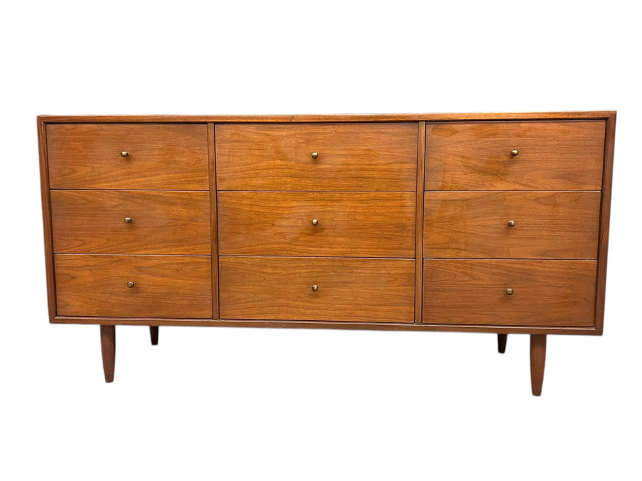 Vintage Mid Century Modern Dresser Cabinet Storage Drawers