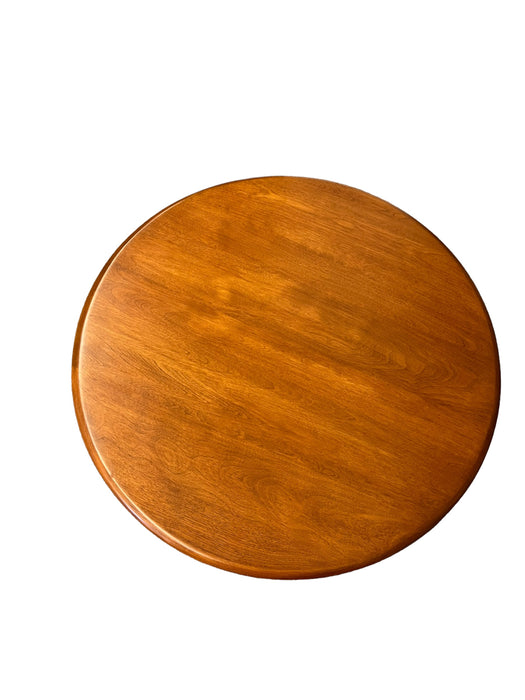 Vintage Mid Century Modern Solid Maple Wood Coffee Table by Heywood Wakefield With Lazy Susan Top