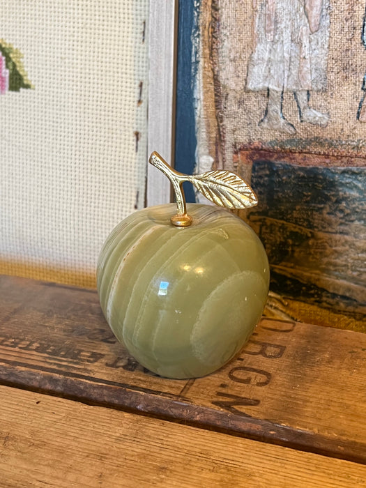 Vintage Mid Century Modern Apple Sculpture