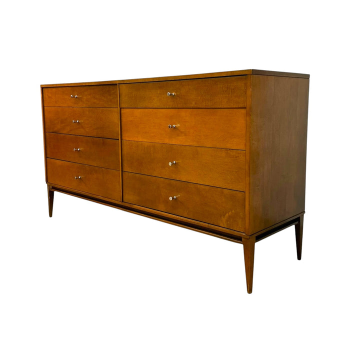 Paul McCobb Planner Group 8-Drawer Dresser for Winchendon Furniture – Mid-Century Modern Solid Maple Lowboy Credenza .(Available by online purchase only)