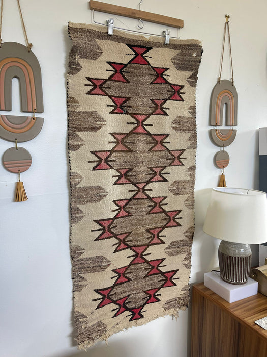 Vintage Decorative Wall Hanging Tapestry Primitive Design.