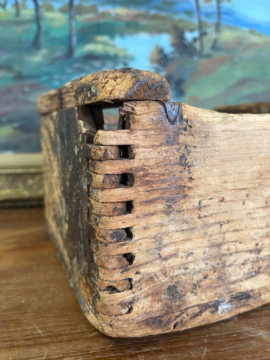 Handcrafted Primitive Dovetail Wooden Storage Box
