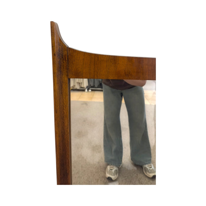 Vintage Mid-Century Modern Walnut Dresser Mirror.